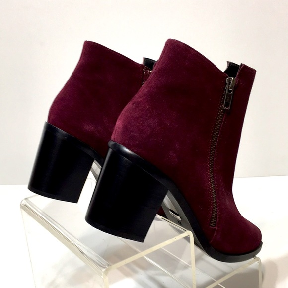Purple block heel ankle booties Buffalo London EU 38 - Picture 9 of 16